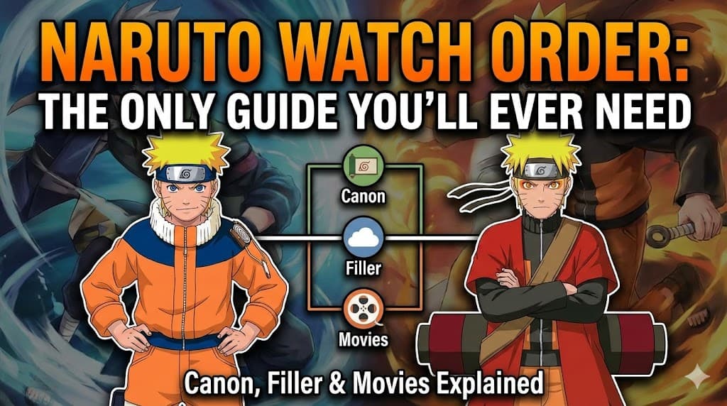 Naruto Watch Order (2025 Guide): Canon, Filler & Movie Recommendations